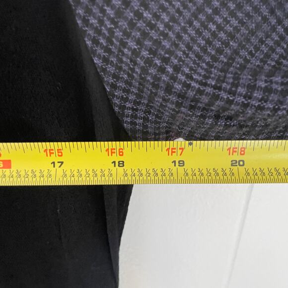 Vintage Zoe Maxi Dress NWT M Dark Fairy Gingham Rosette Detail Grunge Whimsigoth - Picture 9 of 10